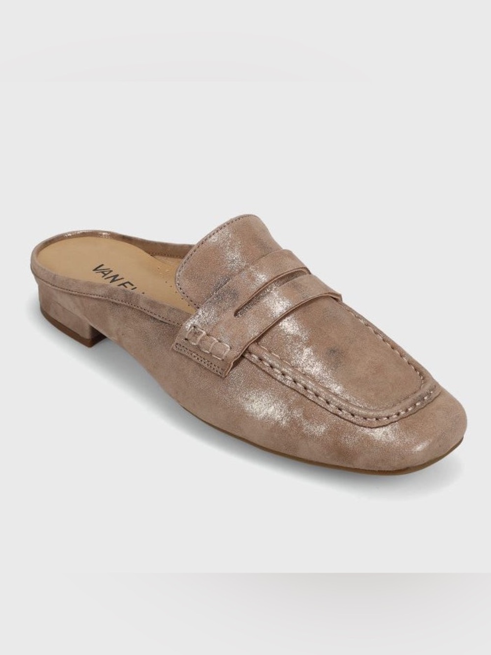 VANELI Skarlet‎ Bronze Lisa Mules, SZ 6.5 EUC
